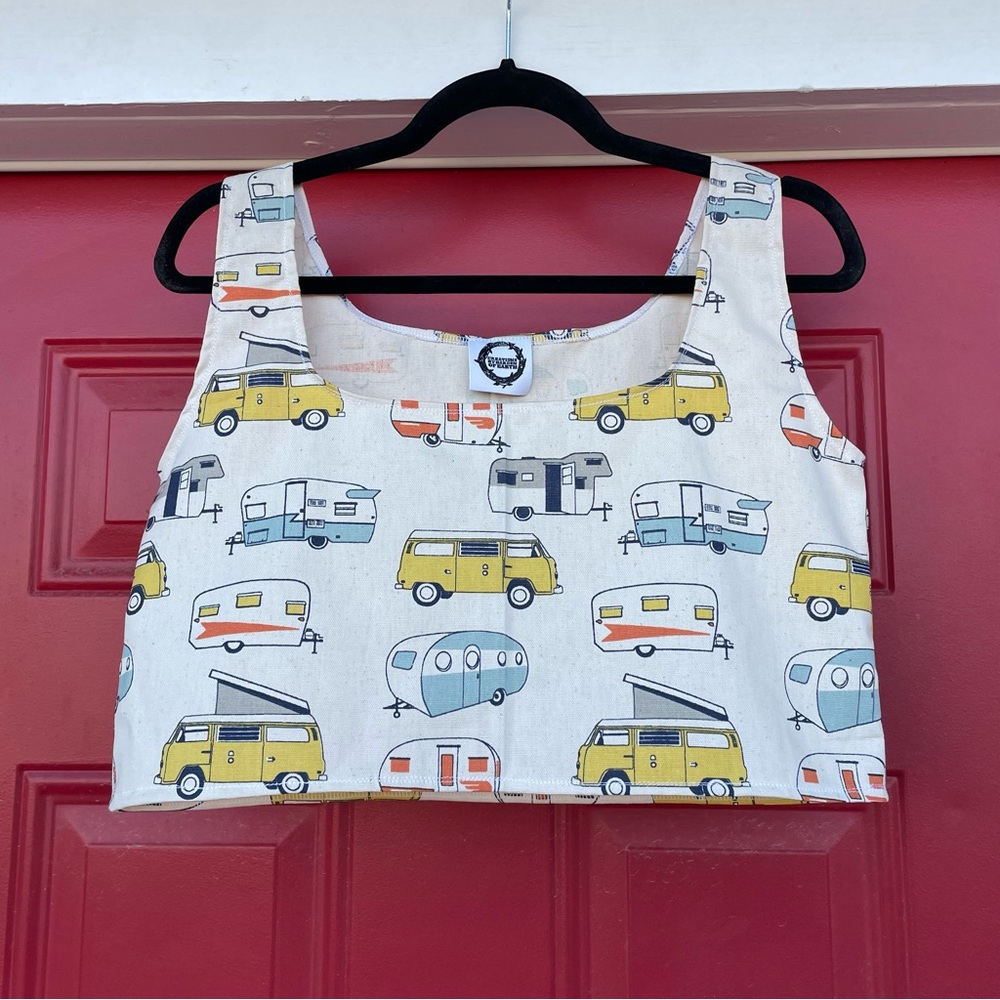 Retro Volkswagen airstream handmade tank top - Picture 8 of 12